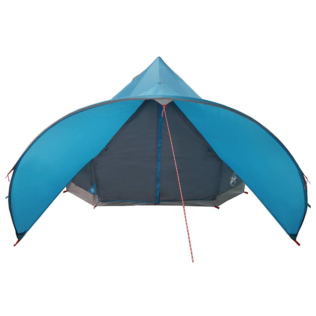 Teepee Zelt für 5 Personen 5 Personen Blau und Grau