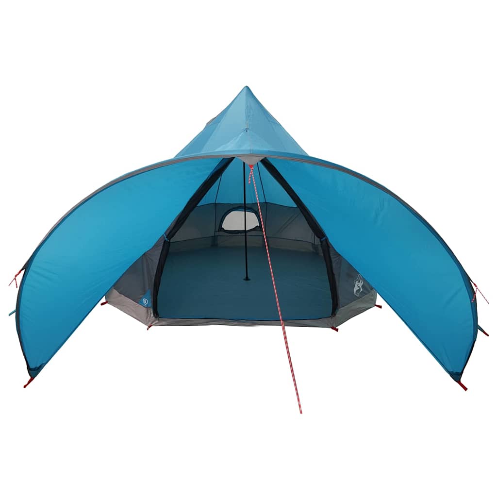 Teepee Zelt für 5 Personen 5 Personen Blau und Grau