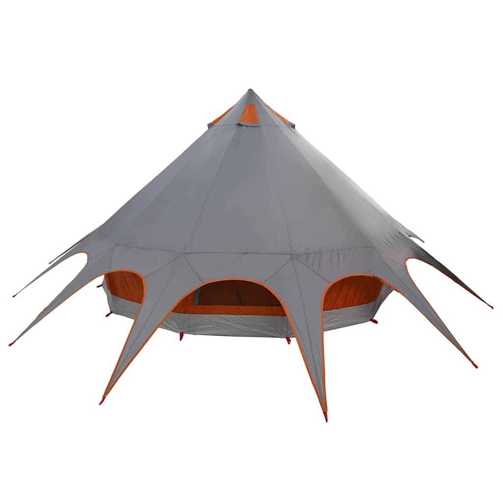 Teepee Zelt für 5 Personen 5 Personen Grau und Orange