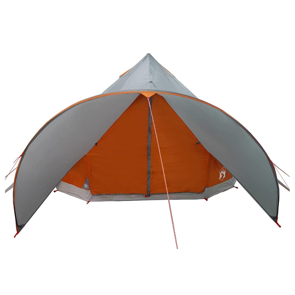 Teepee Zelt für 5 Personen 5 Personen Grau und Orange