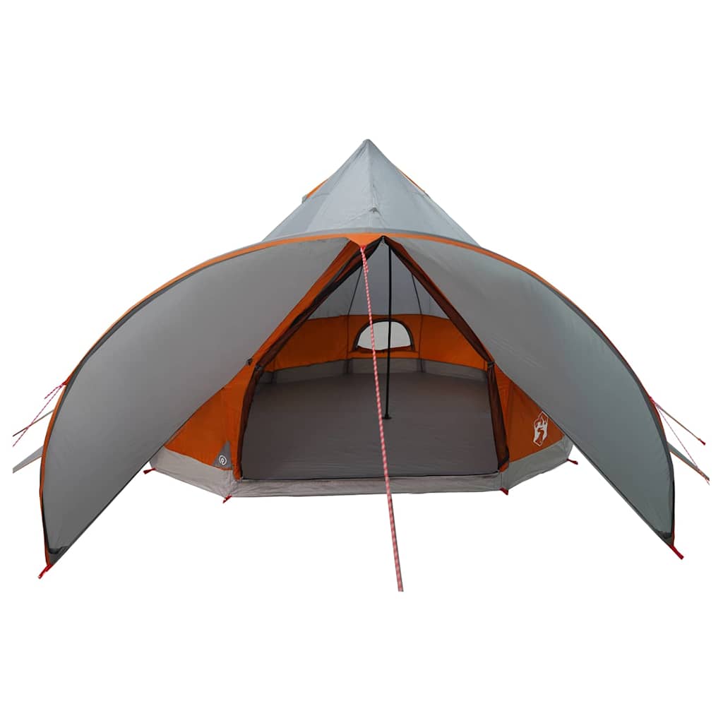 Teepee Zelt für 5 Personen 5 Personen Grau und Orange