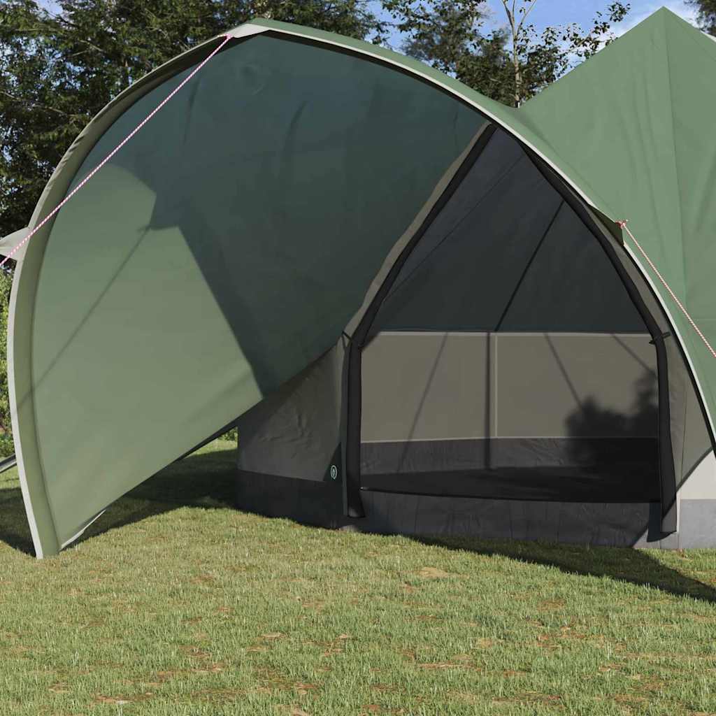 Teepee Zelt für 7 Personen 7 Personen Grün und Grau