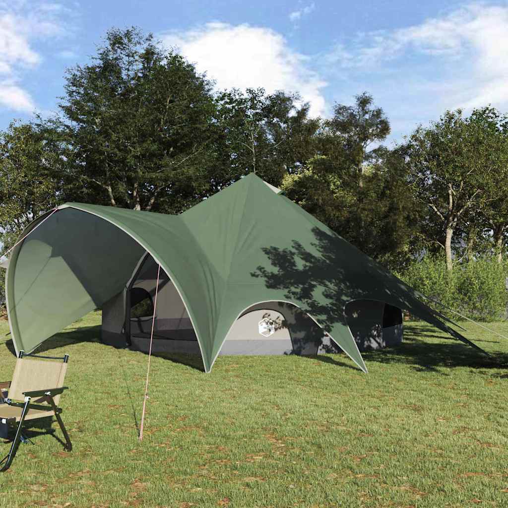 Teepee Zelt für 7 Personen 7 Personen Grün und Grau