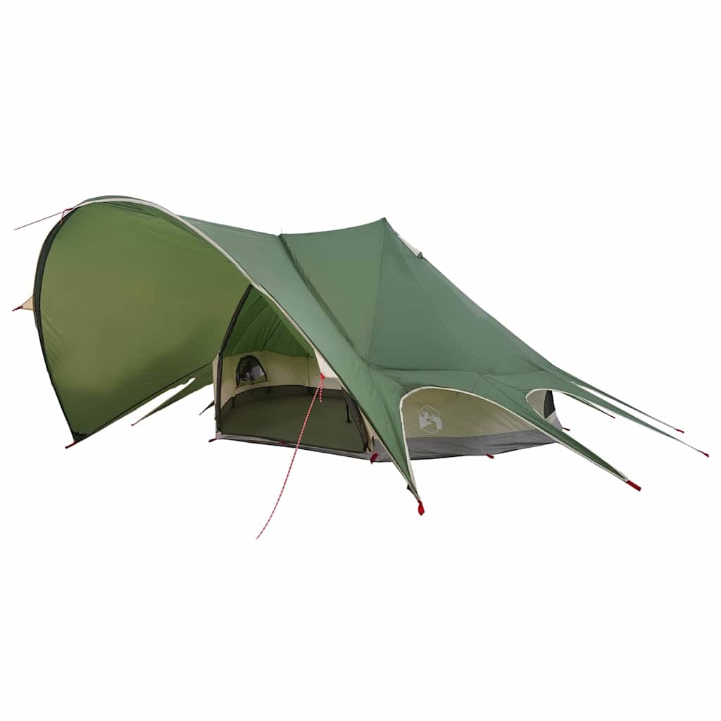 Teepee Zelt für 7 Personen 7 Personen Grün und Grau
