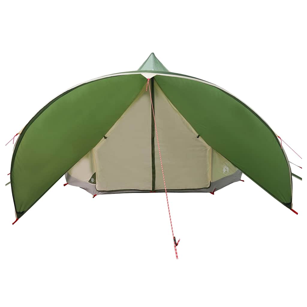 Teepee Zelt für 7 Personen 7 Personen Grün und Grau