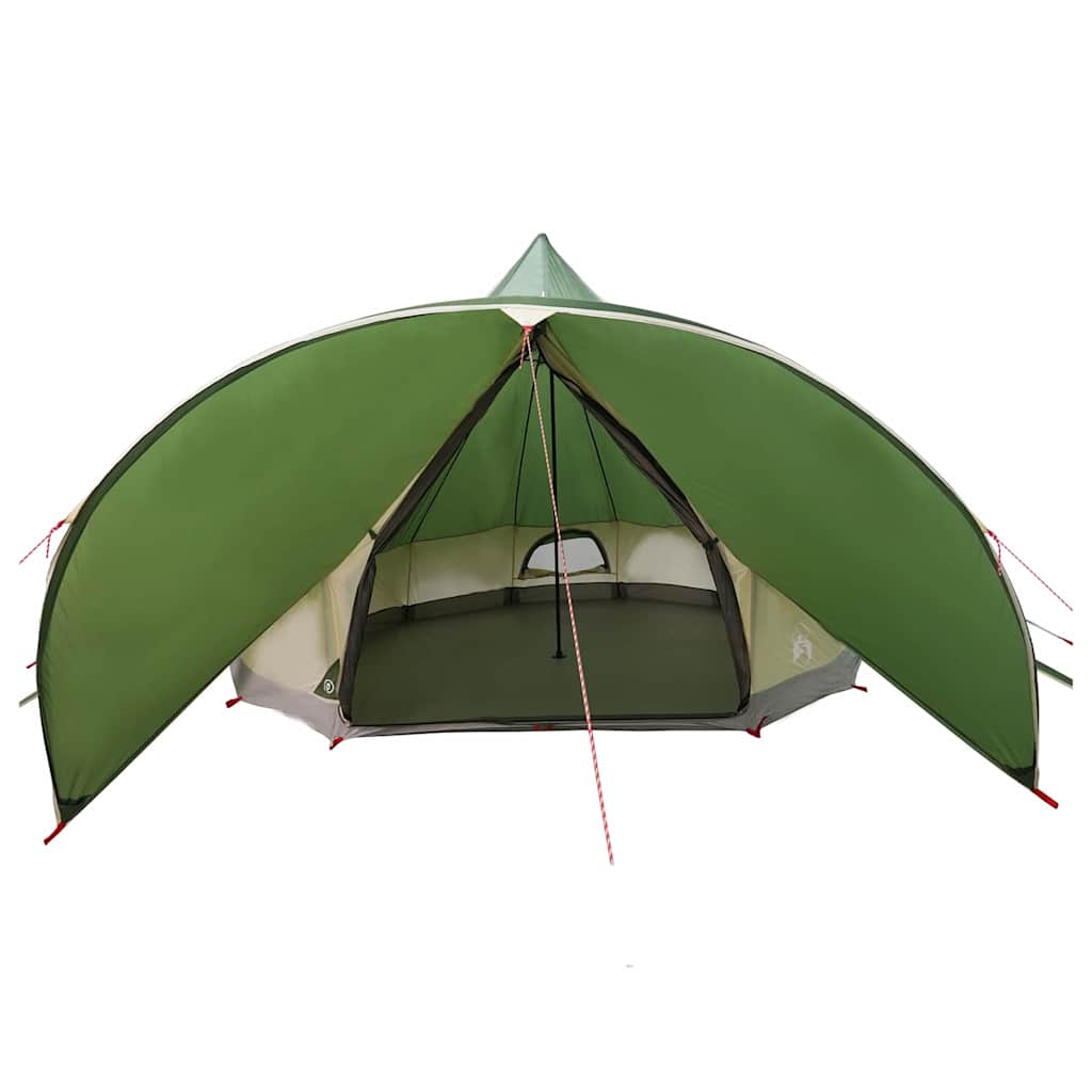 Teepee Zelt für 7 Personen 7 Personen Grün und Grau