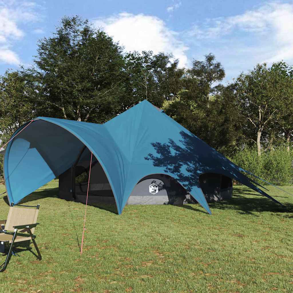 Teepee Zelt für 7 Personen 7 Personen Blau und Grau