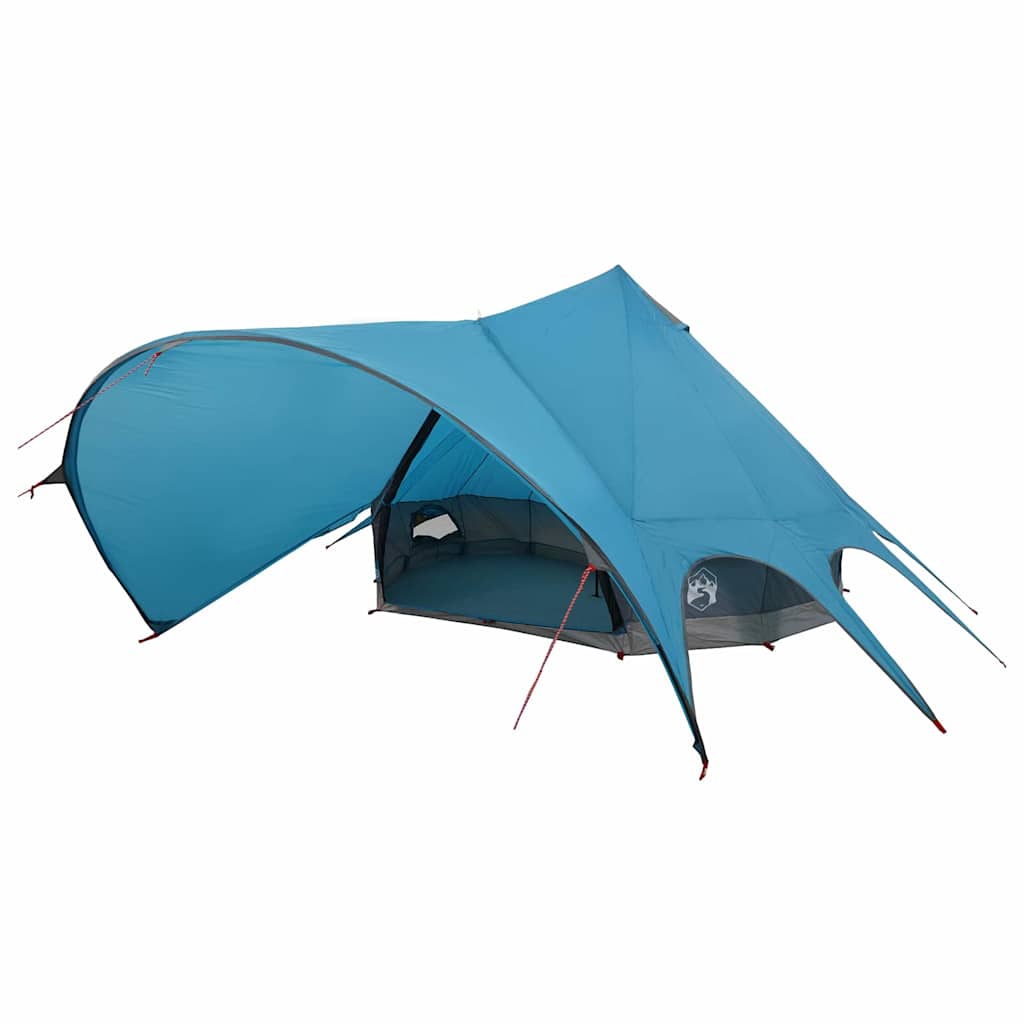 Teepee Zelt für 7 Personen 7 Personen Blau und Grau