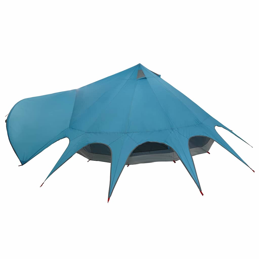 Teepee Zelt für 7 Personen 7 Personen Blau und Grau