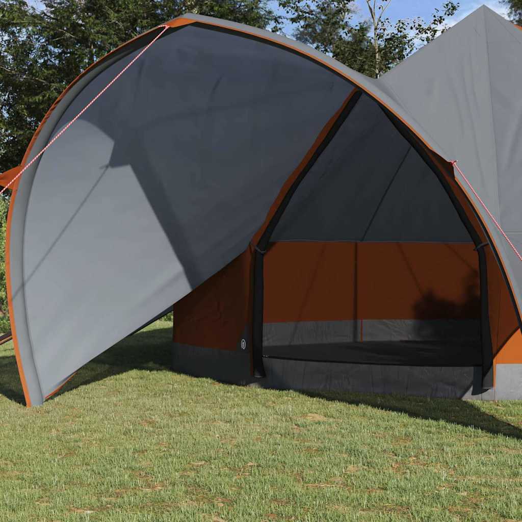 Teepee Zelt für 7 Personen 7 Personen Grau und Orange