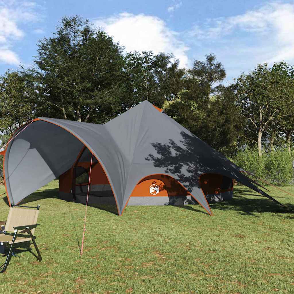Teepee Zelt für 7 Personen 7 Personen Grau und Orange