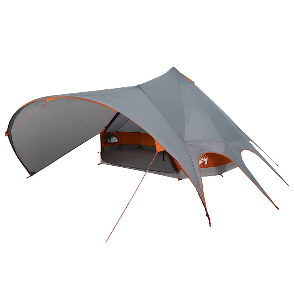 Teepee Zelt für 7 Personen 7 Personen Grau und Orange