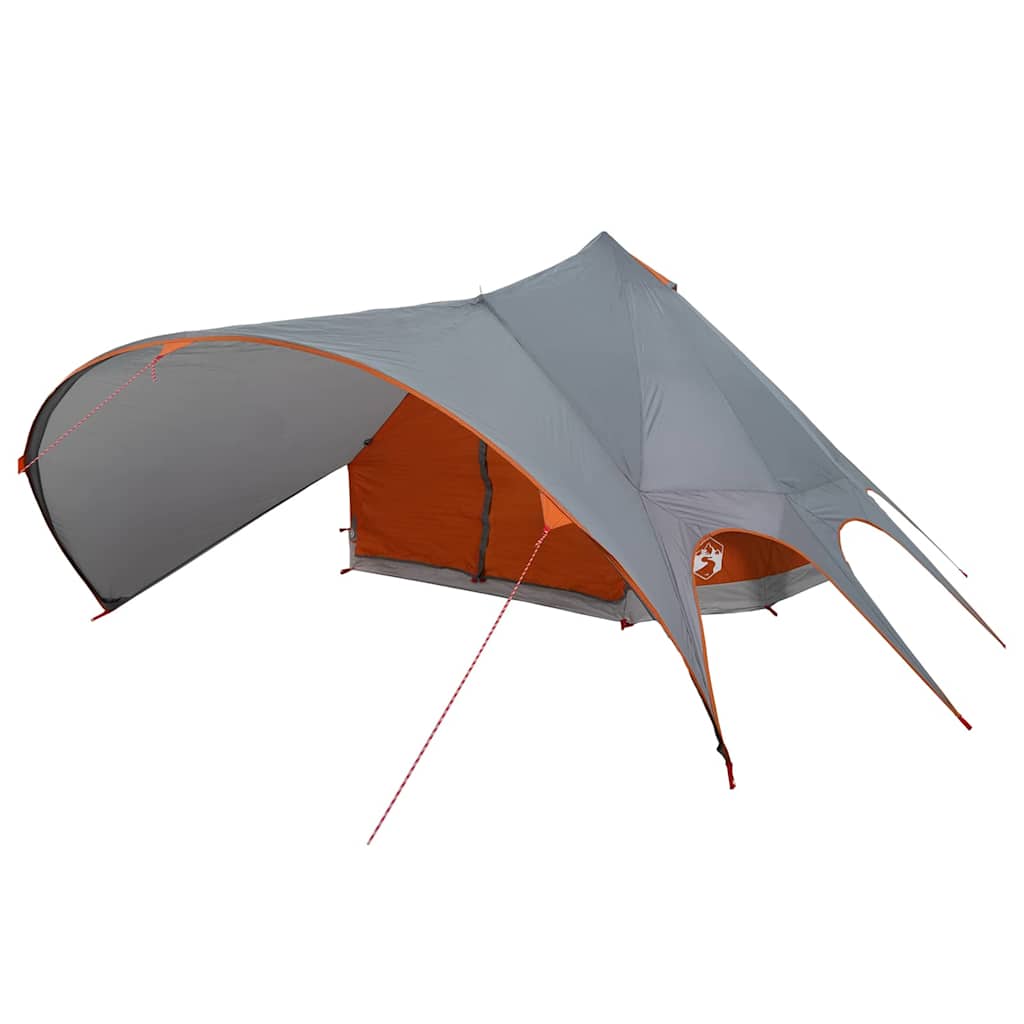 Teepee Zelt für 7 Personen 7 Personen Grau und Orange