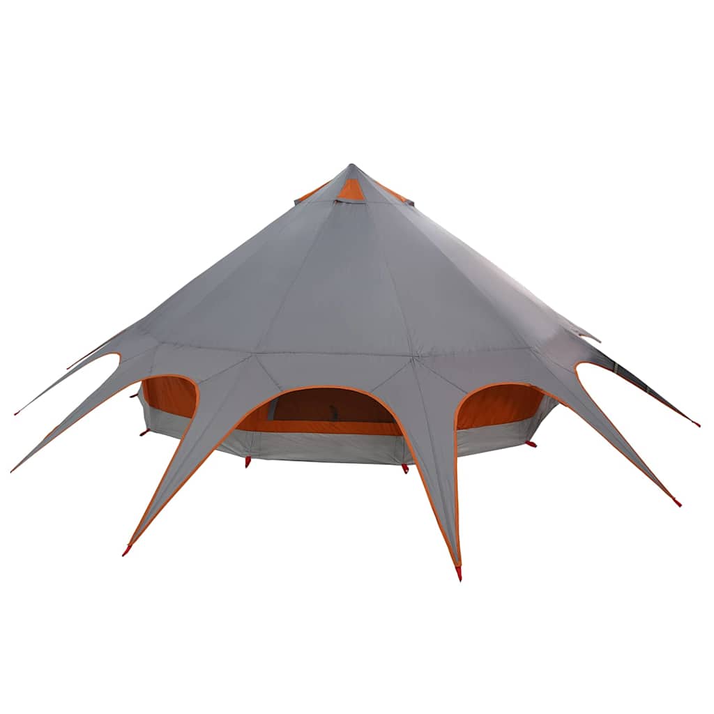 Teepee Zelt für 7 Personen 7 Personen Grau und Orange