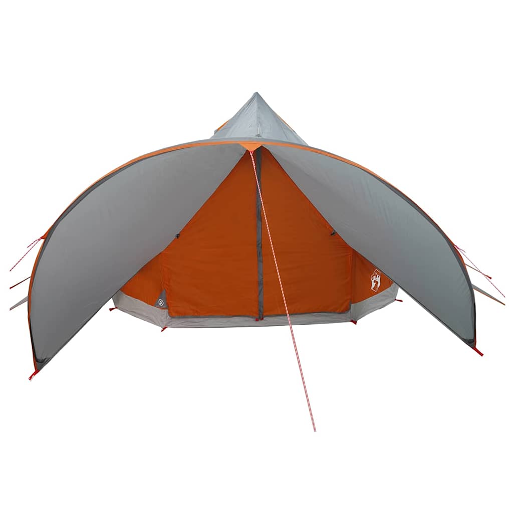 Teepee Zelt für 7 Personen 7 Personen Grau und Orange