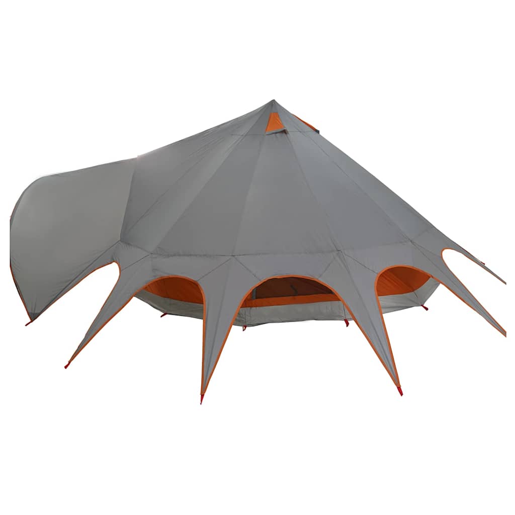 Teepee Zelt für 7 Personen 7 Personen Grau und Orange