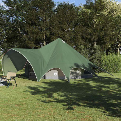 Teepee Zelt für 9 Personen 9 Personen Grün und Grau