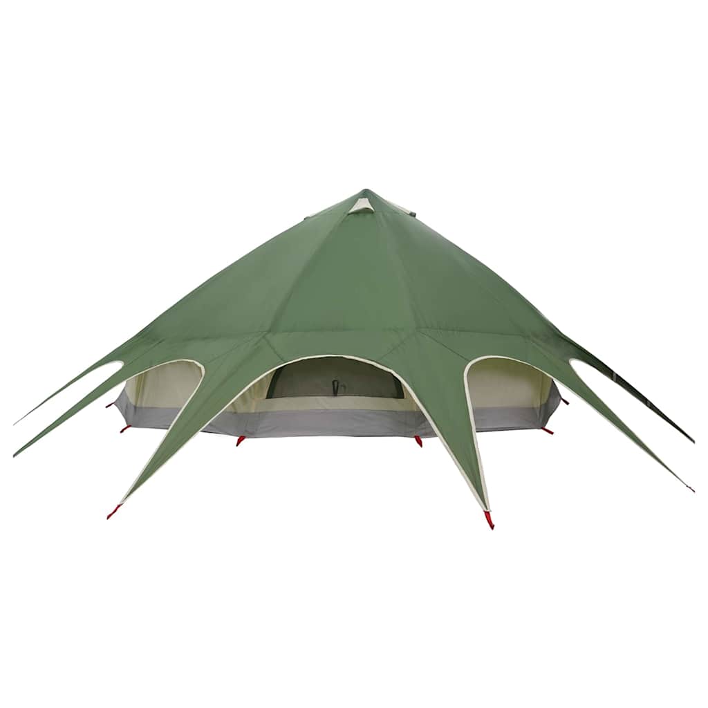 Teepee Zelt für 9 Personen 9 Personen Grün und Grau