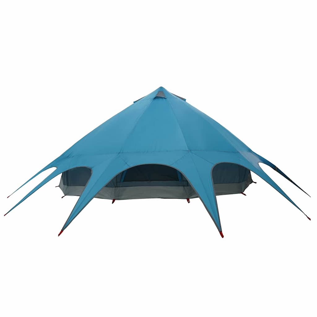 Teepee Zelt für 9 Personen 9 Personen Blau und Grau
