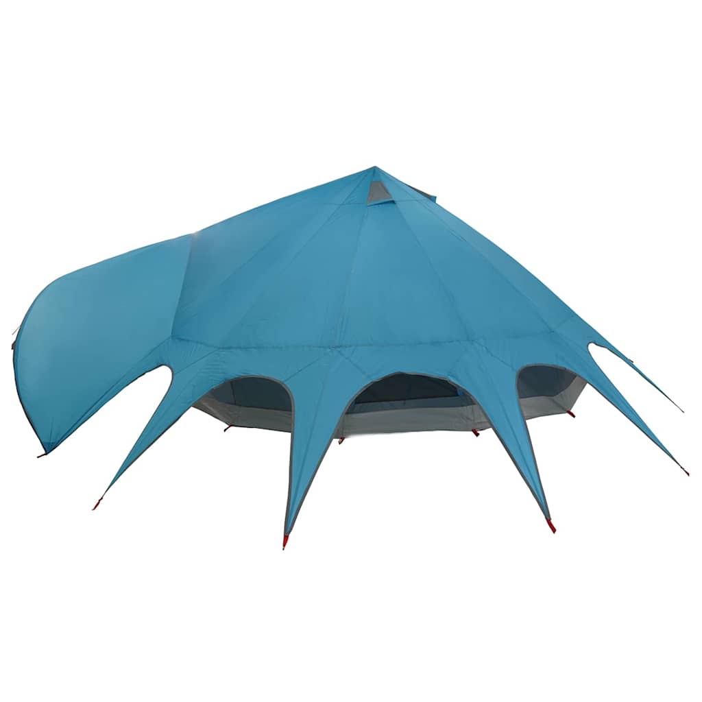 Teepee Zelt für 9 Personen 9 Personen Blau und Grau