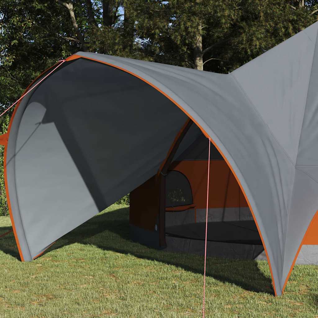 Teepee Zelt für 9 Personen 9 Personen Grau und Orange