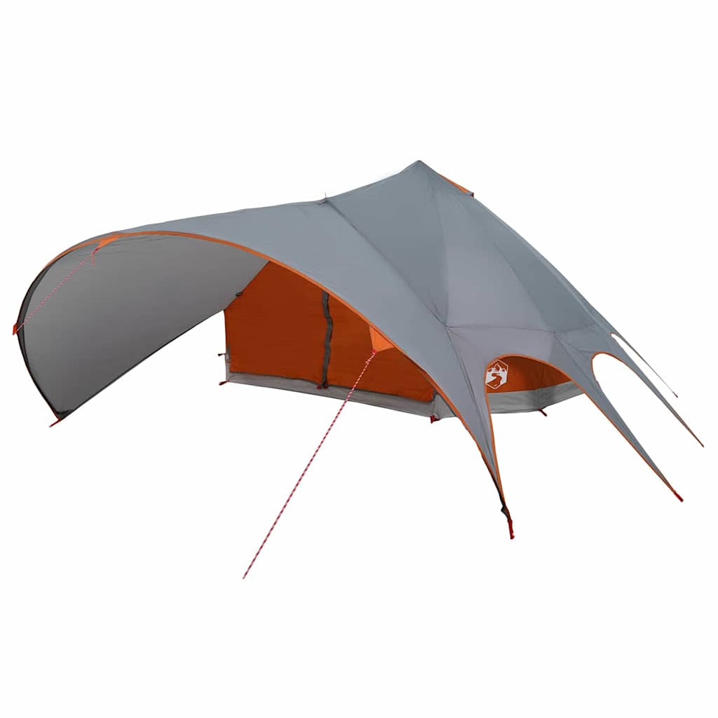 Teepee Zelt für 9 Personen 9 Personen Grau und Orange