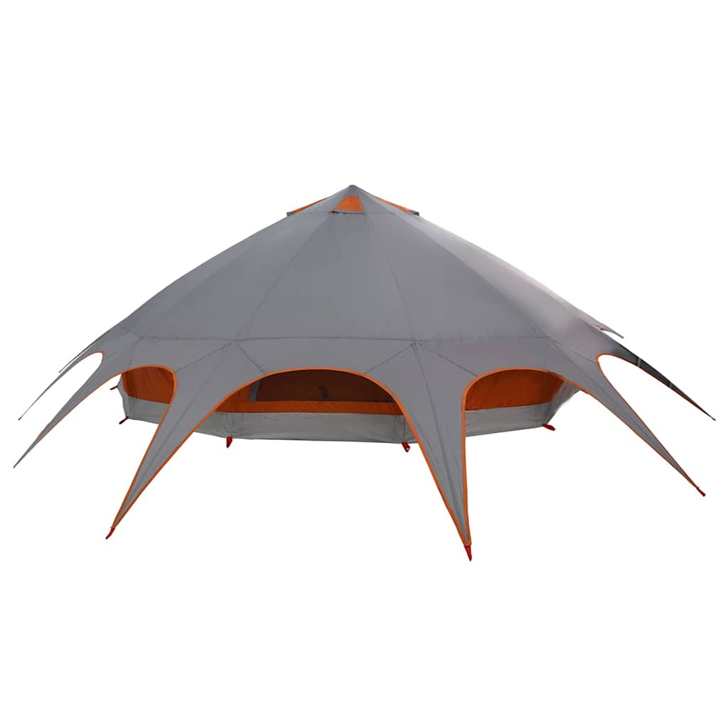 Teepee Zelt für 9 Personen 9 Personen Grau und Orange