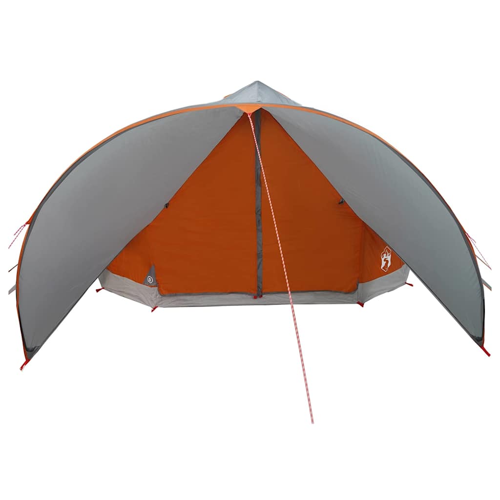 Teepee Zelt für 9 Personen 9 Personen Grau und Orange