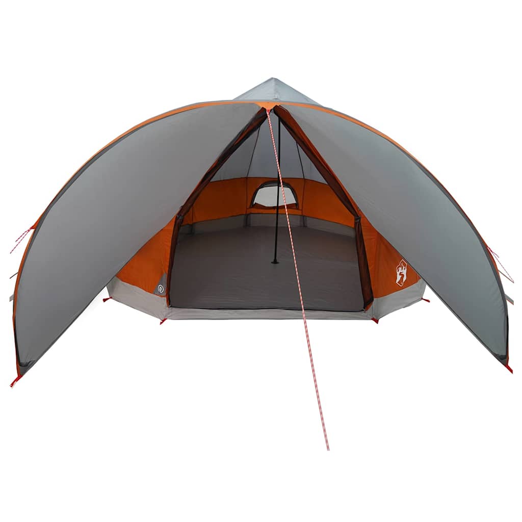 Teepee Zelt für 9 Personen 9 Personen Grau und Orange