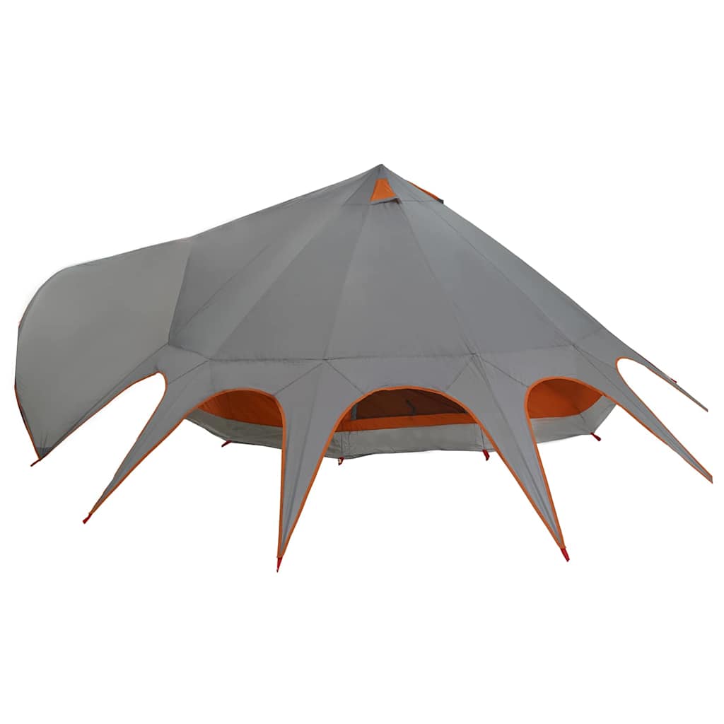 Teepee Zelt für 9 Personen 9 Personen Grau und Orange