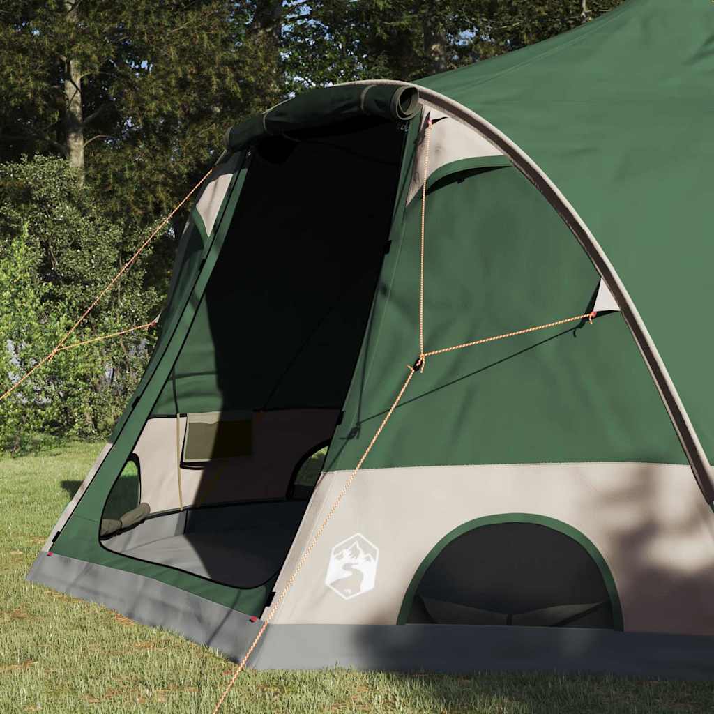 Dome Zelt für 4 Personen mit Dach Grün 505 x 450 x 248 cm