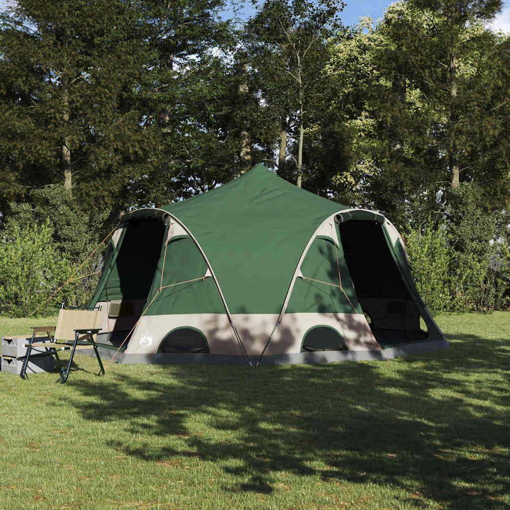 Dome Zelt für 4 Personen mit Dach Grün 505 x 450 x 248 cm