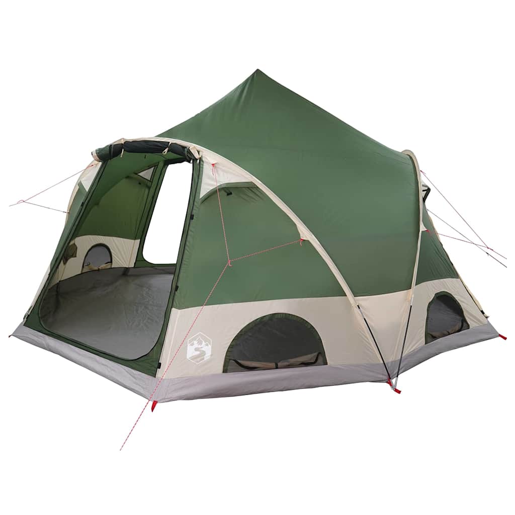 Dome Zelt für 4 Personen mit Dach Grün 505 x 450 x 248 cm