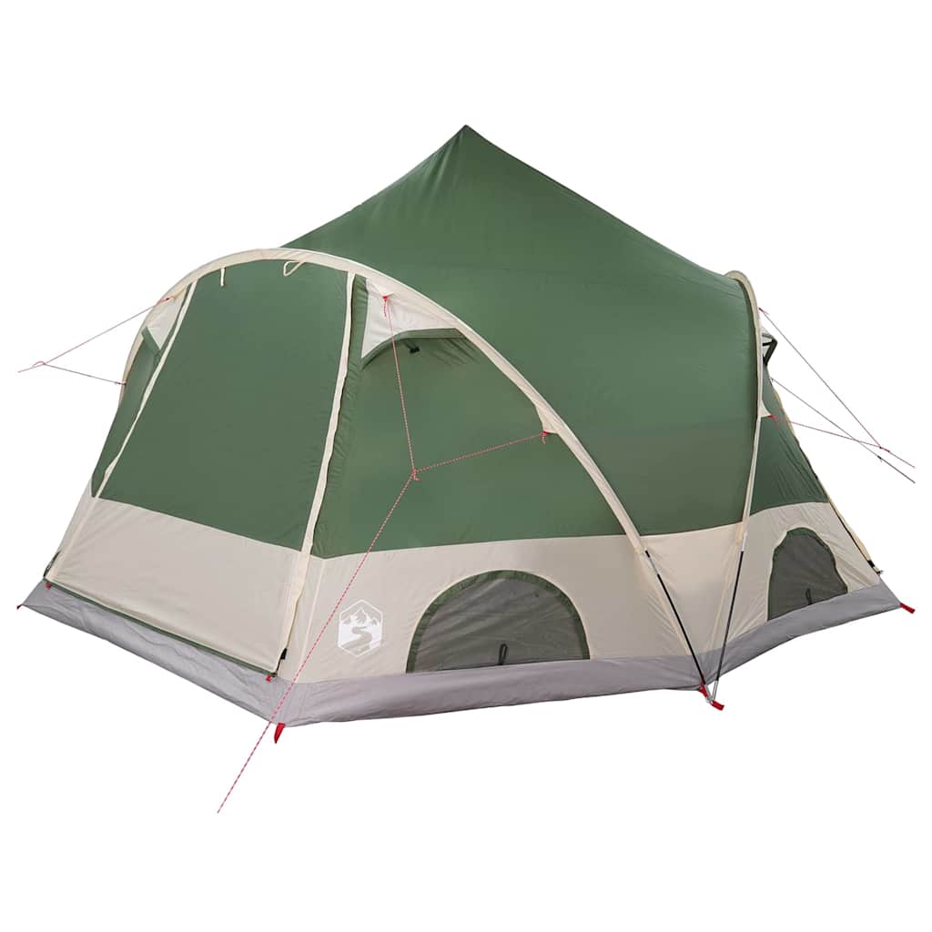 Dome Zelt für 4 Personen mit Dach Grün 505 x 450 x 248 cm