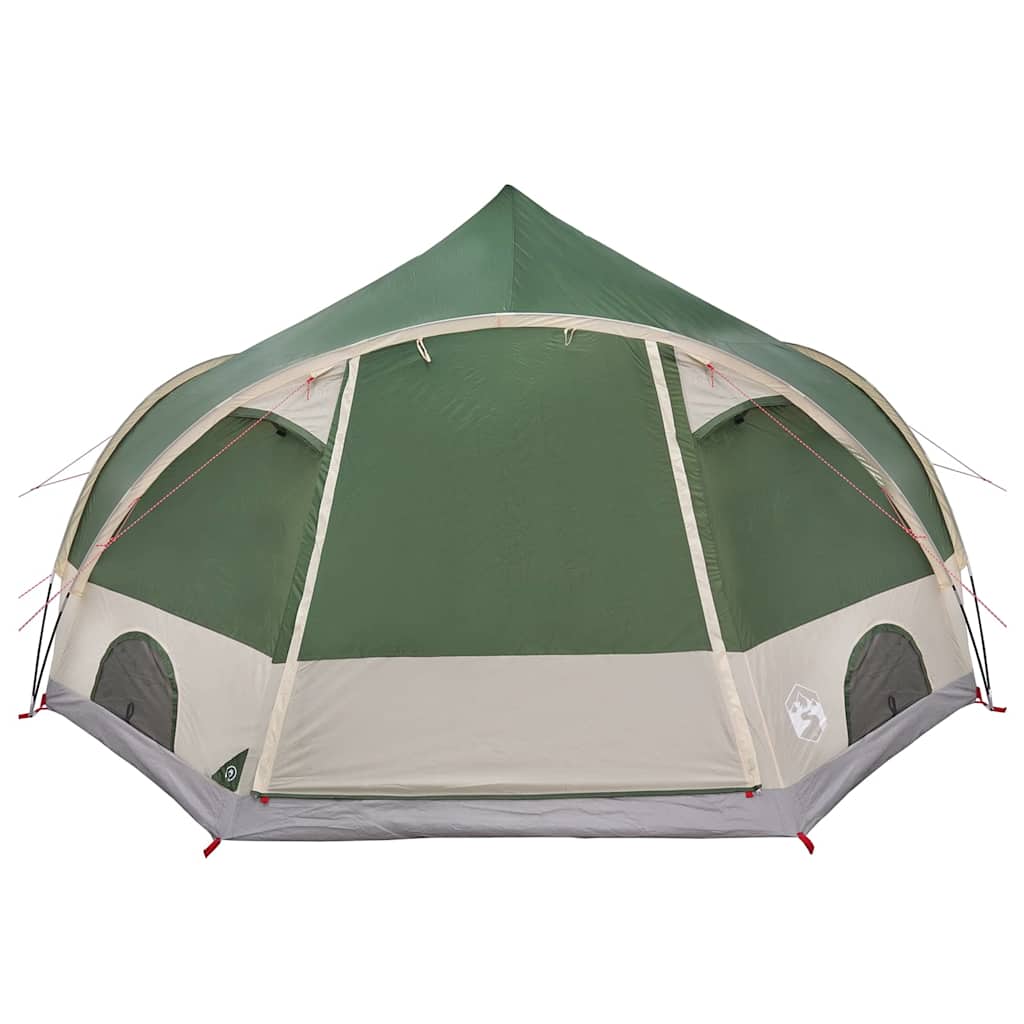 Dome Zelt für 4 Personen mit Dach Grün 505 x 450 x 248 cm