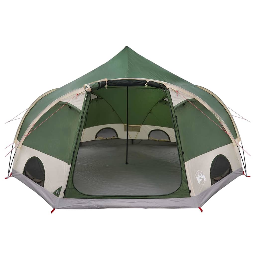 Dome Zelt für 4 Personen mit Dach Grün 505 x 450 x 248 cm
