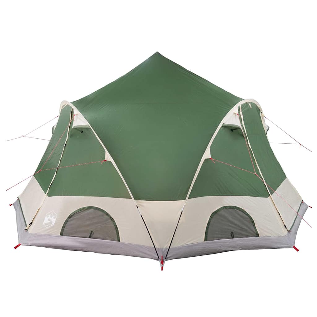 Dome Zelt für 4 Personen mit Dach Grün 505 x 450 x 248 cm