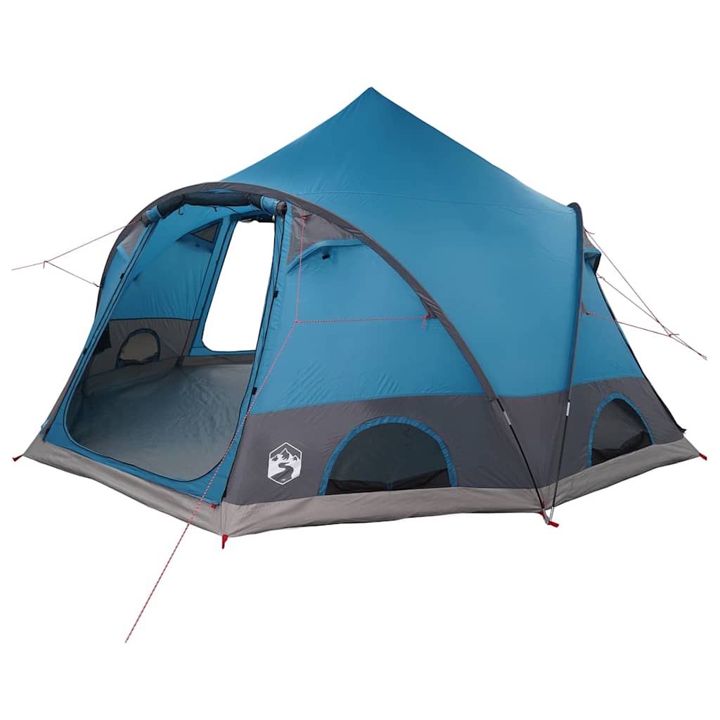 Dome Zelt für 4 Personen mit Dach Blau 505 x 450 x 248 cm