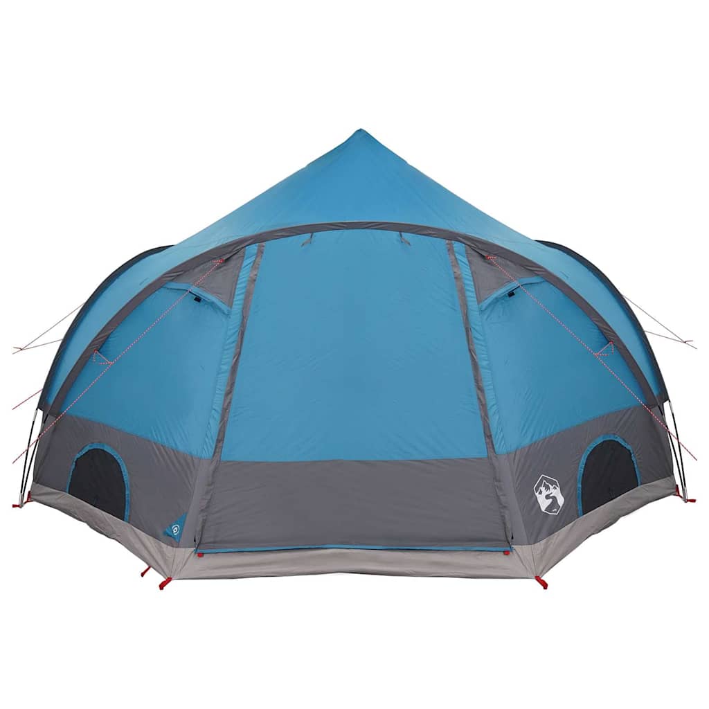 Dome Zelt für 4 Personen mit Dach Blau 505 x 450 x 248 cm