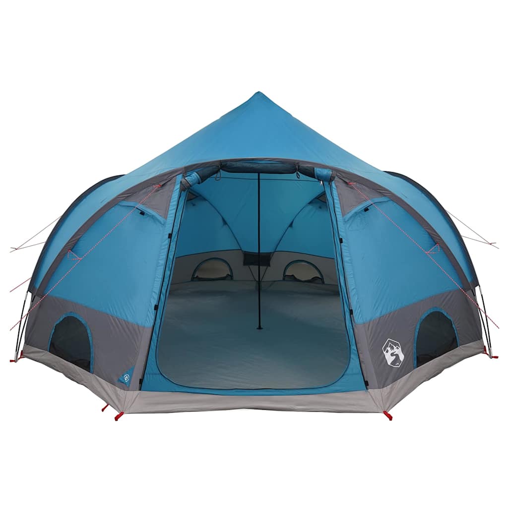Dome Zelt für 4 Personen mit Dach Blau 505 x 450 x 248 cm