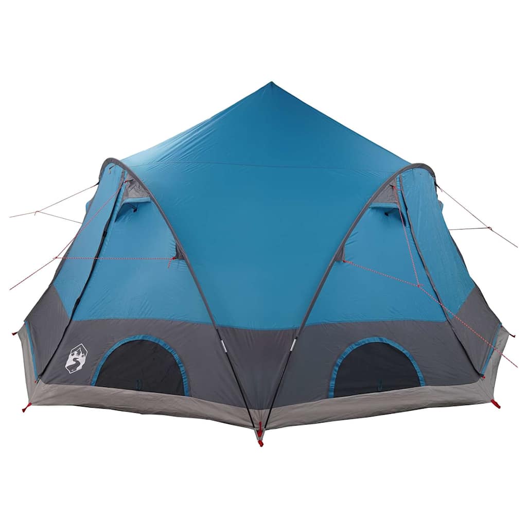 Dome Zelt für 4 Personen mit Dach Blau 505 x 450 x 248 cm