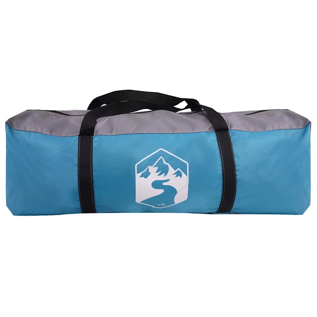 Zelt für 6 Personen mit Dach Blau 425 x 396 x 222 cm