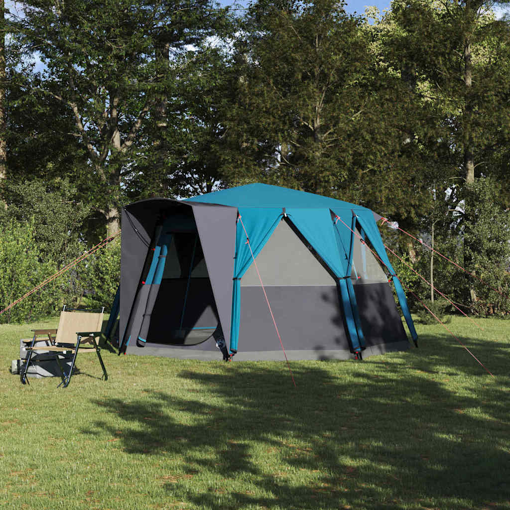 Zelt für 6 Personen mit Dach Blau 425 x 396 x 222 cm