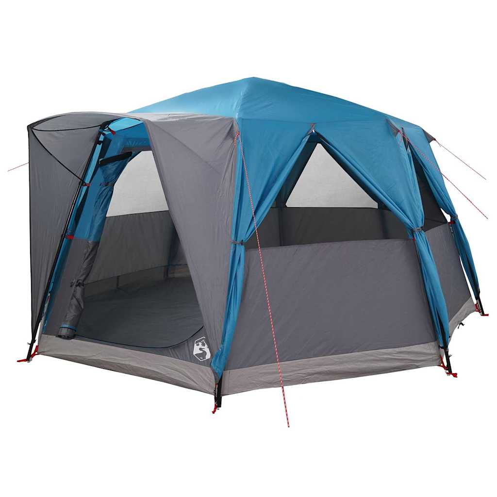 Zelt für 6 Personen mit Dach Blau 425 x 396 x 222 cm