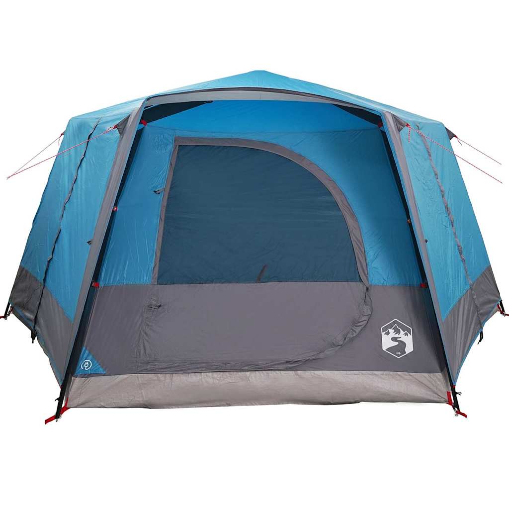Kabinenzelt für 7 Personen mit Dach Blau 400 x 350 x 212 cm