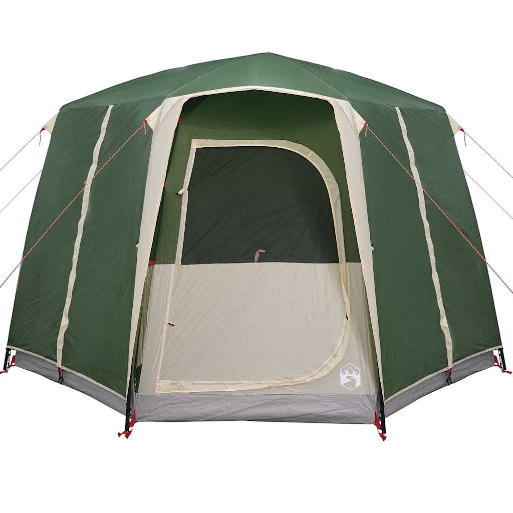 Cabin Zelt 3-Personen mit Dach Grün und Weiß 320 x 320 x 203 cm