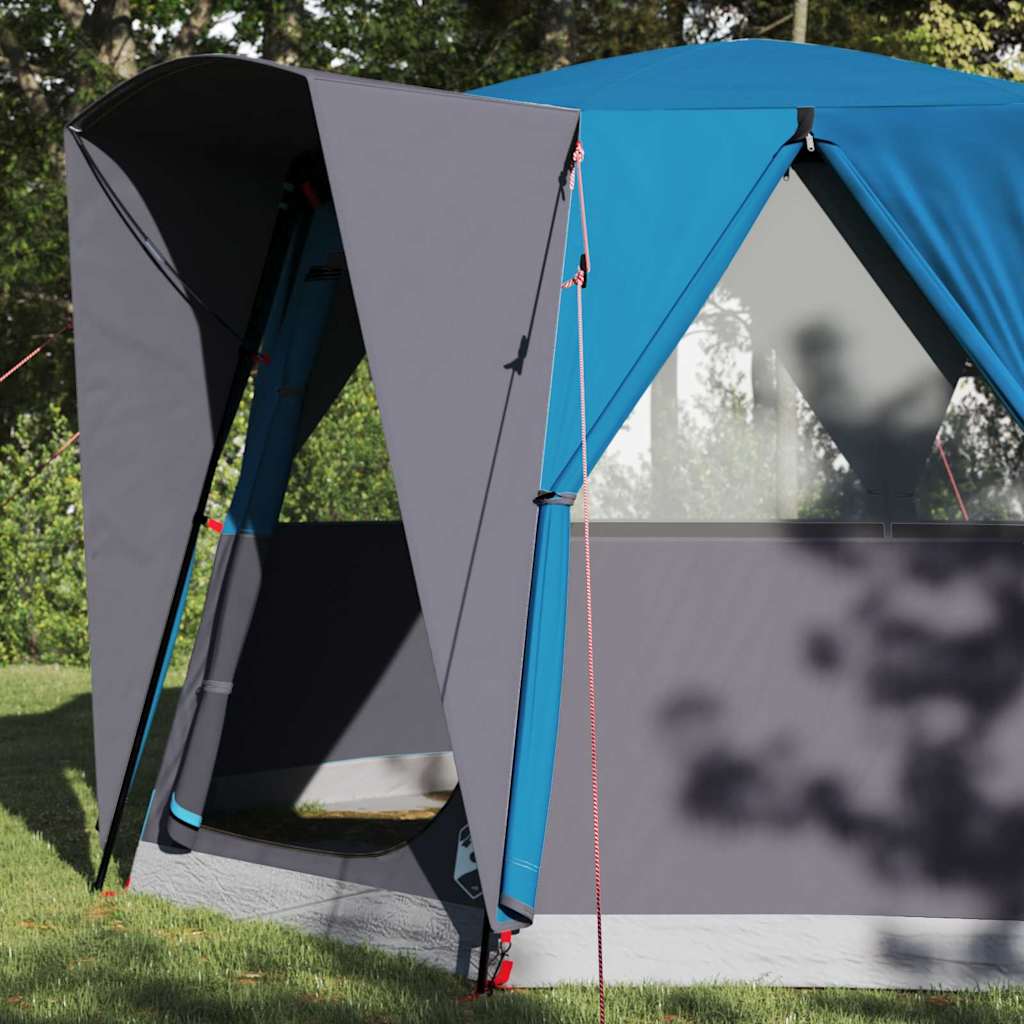 Cabin Zelt 3-Personen mit Dach Blau und Grau 320 x 320 x 203 cm