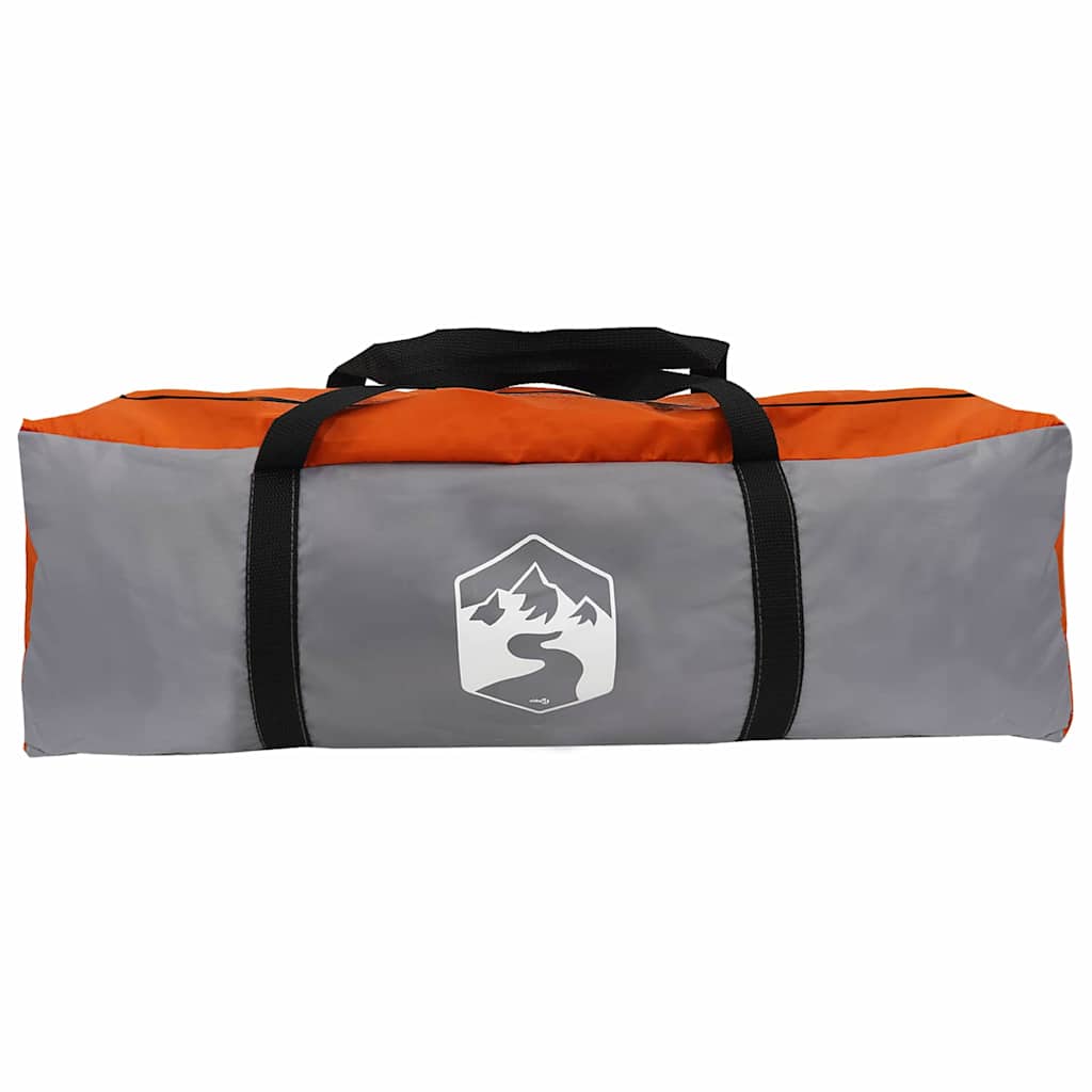 Cabin Zelt 3-Personen Grau und Orange 320 x 320 x 203 cm
