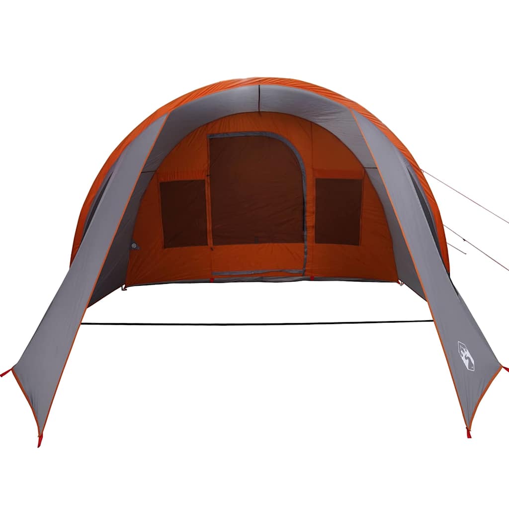 Tunnelzelt 4-Personen Grau und Orange 778 x 356 x 210 cm