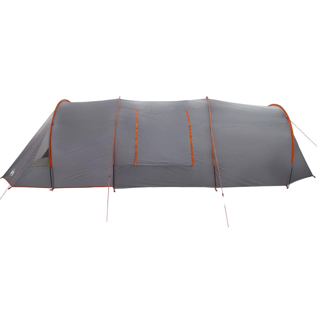 Tunnelzelt 4-Personen Grau und Orange 778 x 356 x 210 cm